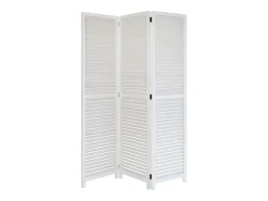 Divisor de ambiente 120x2x170 cm branco Paravent