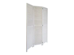 Divisor de ambiente 120x2x170 cm branco Paravent