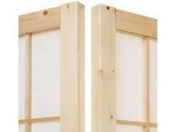 Divisor de ambiente 175x264x2.2 cm castanho claro Shoji
