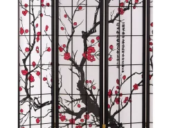 Divisor de ambiente 179x264x2 cm preto Shoji