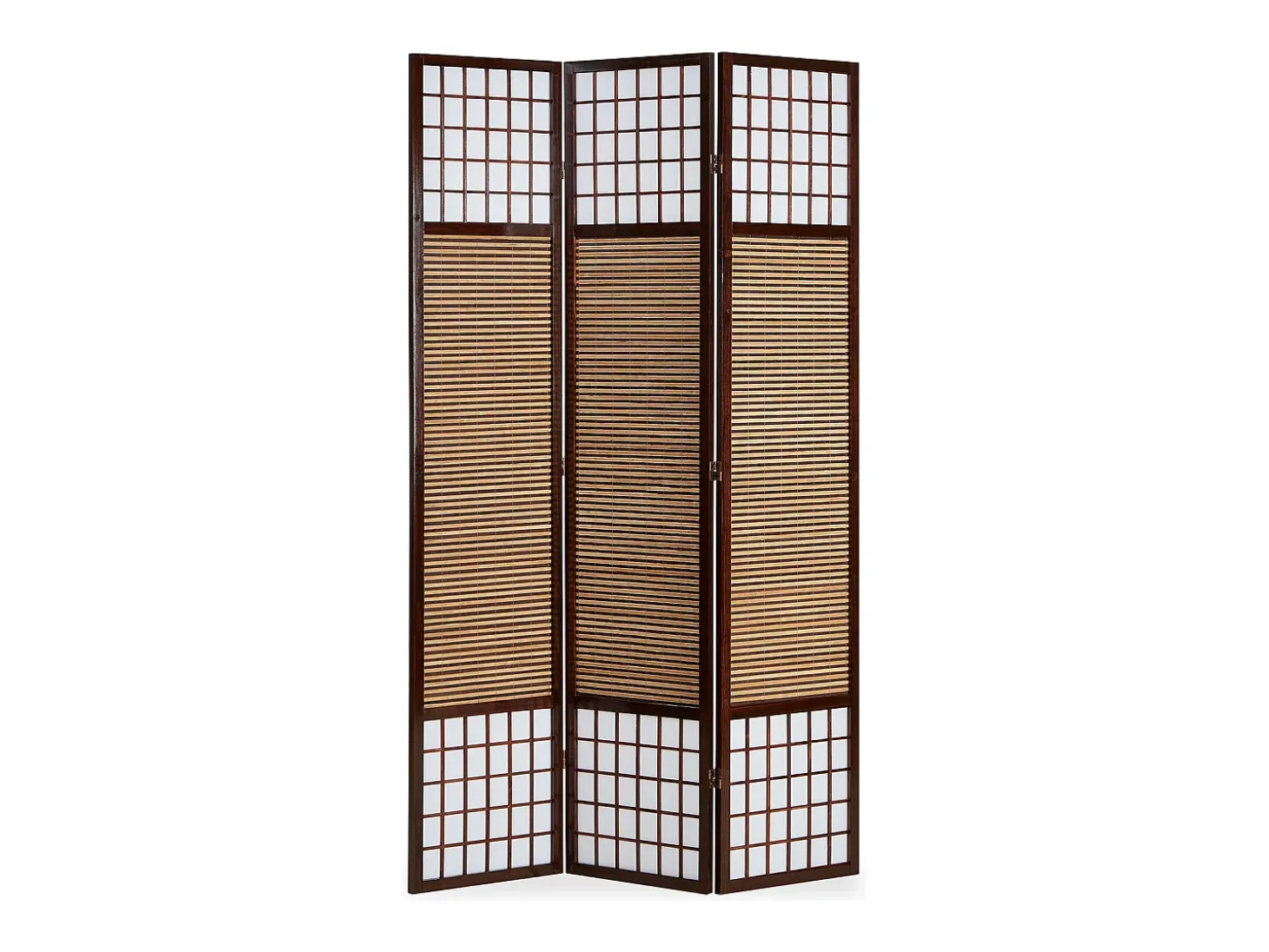 Divisor de ambiente 120x200x1.8 cm castanho Shoji