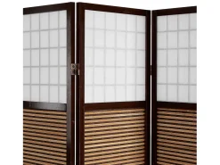 Divisor de ambiente 120x200x1.8 cm castanho Shoji