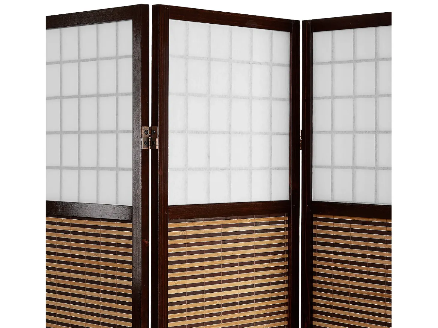 Divisor de ambiente 120x200x1.8 cm castanho Shoji