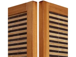 Divisor de ambiente 175x264x2,2 cm Castanho Biombo