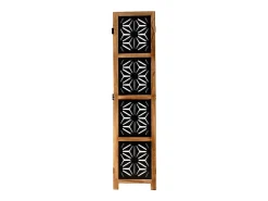 Divisor de ambiente 170x120x2 cm natural preto