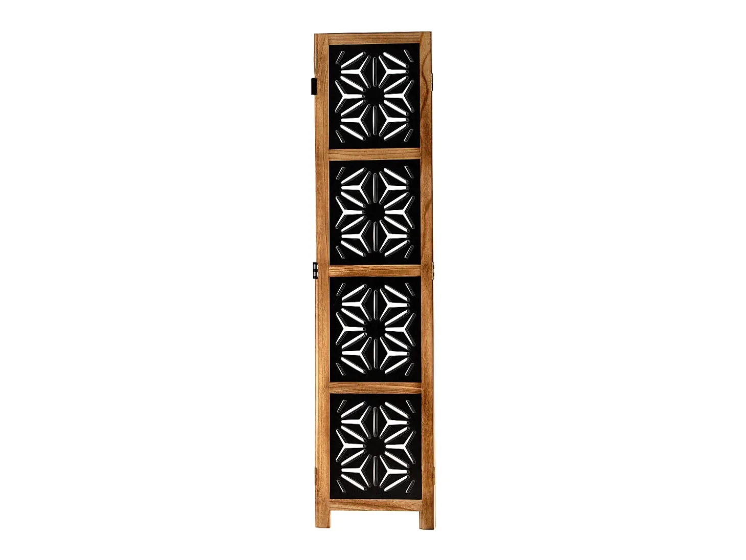 Divisor de ambiente 170x120x2 cm natural preto