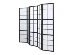 Divisor de ambiente 175x220x2,2 cm preto Shoji