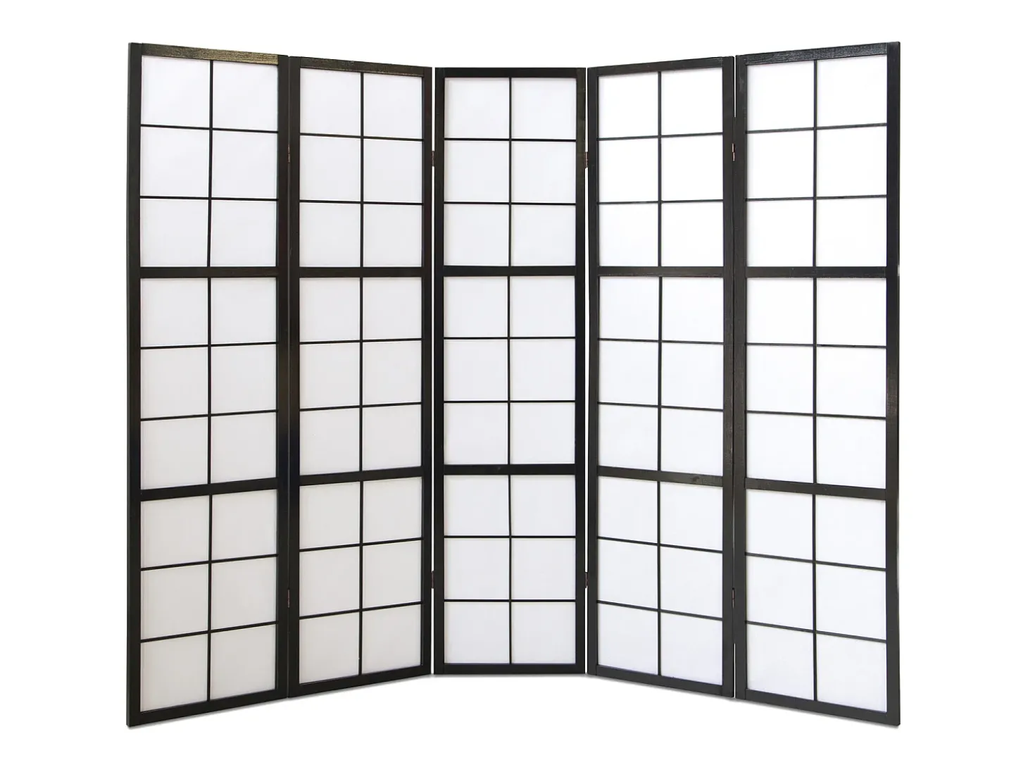 Divisor de ambiente 175x220x2,2 cm preto Shoji