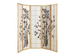 Divisor de ambiente 220x179x2 cm natural Shoji