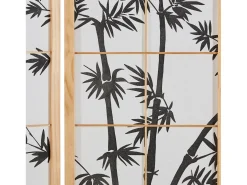 Divisor de ambiente 220x179x2 cm natural Shoji