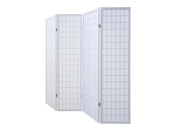 Divisor de ambiente 176x2,2x175 cm branco Shoji