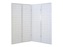 Divisor de ambiente 176x2,2x175 cm branco Shoji