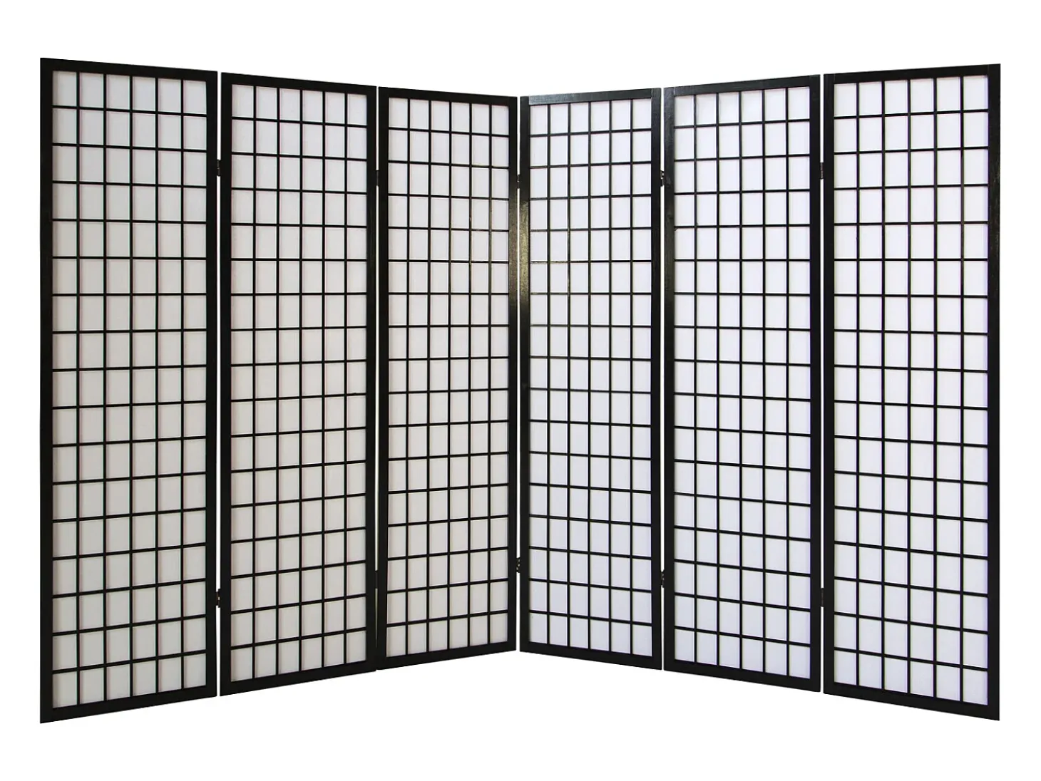 Divisor de ambiente 264x175x2,2 cm preto Shoji