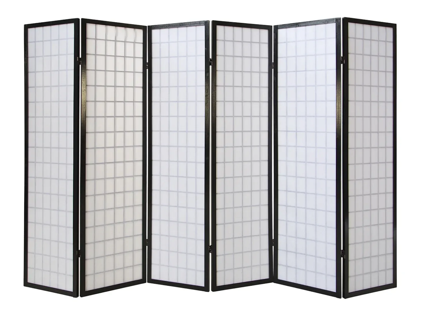 Divisor de ambiente 264x175x2,2 cm preto Shoji