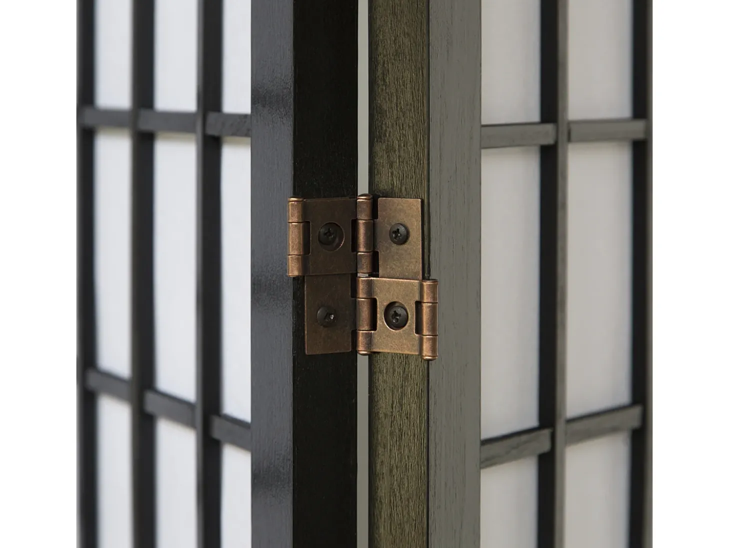 Divisor de ambiente 264x175x2,2 cm preto Shoji