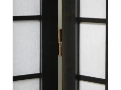 Divisor de ambiente 264x175x2,2 cm preto Shoji