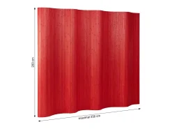 Divisor de ambiente 200x250x0,3 cm vermelho