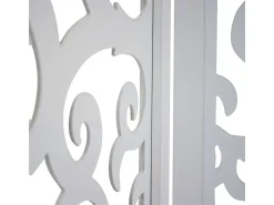 Divisor de ambiente 130x2,2x175 cm branco Shoji