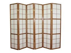 Divisor de ambiente 175x264x2,2 cm Marrom Shoji