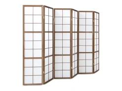 Divisor de ambiente 175x264x2,2 cm Marrom Shoji