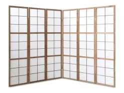 Divisor de ambiente 175x264x2,2 cm Marrom Shoji