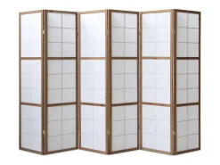 Divisor de ambiente 175x264x2,2 cm Marrom Shoji