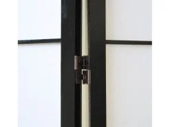 Divisor de espaço em bambu, preto e branco, 179×220 cm