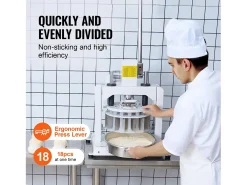Divisor SucceBuy de Massa Manual, 18 Peças, Corta-Massa, Ideal para a Fabricação de Pão de Padaria