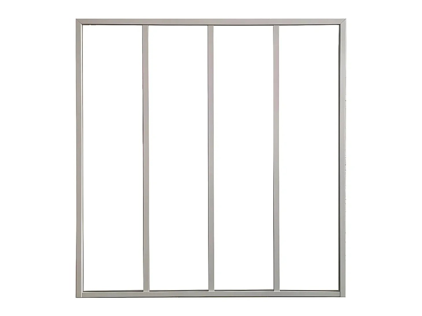 Divisória atelier alumínio termolacado 120x105 branco BAYVIEW