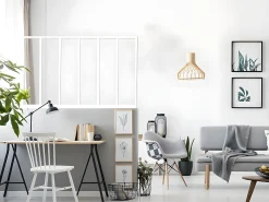 Divisória atelier alumínio termolacado 180x105 branco BAYVIEW
