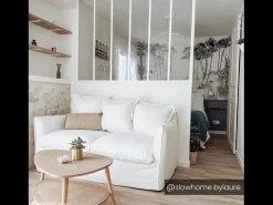 Divisória atelier alumínio termolacado 180x105 branco BAYVIEW