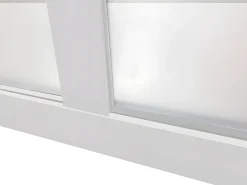 Divisória atelier alumínio termolacado 60x130 branco BAYVIEW
