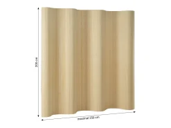 Divisória de ambiente 200x250x0,3 cm natural clara