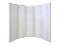 Divisória de Ambiente 175x220x2.2 cm branca Shoji