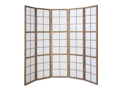 Divisória de ambiente 220x175x2,2 cm castanha Shoji