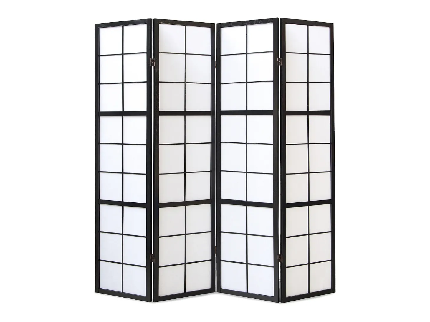 Divisória de ambiente 176x175x2.2 cm preto Shoji