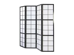 Divisória de ambiente 176x175x2.2 cm preto Shoji