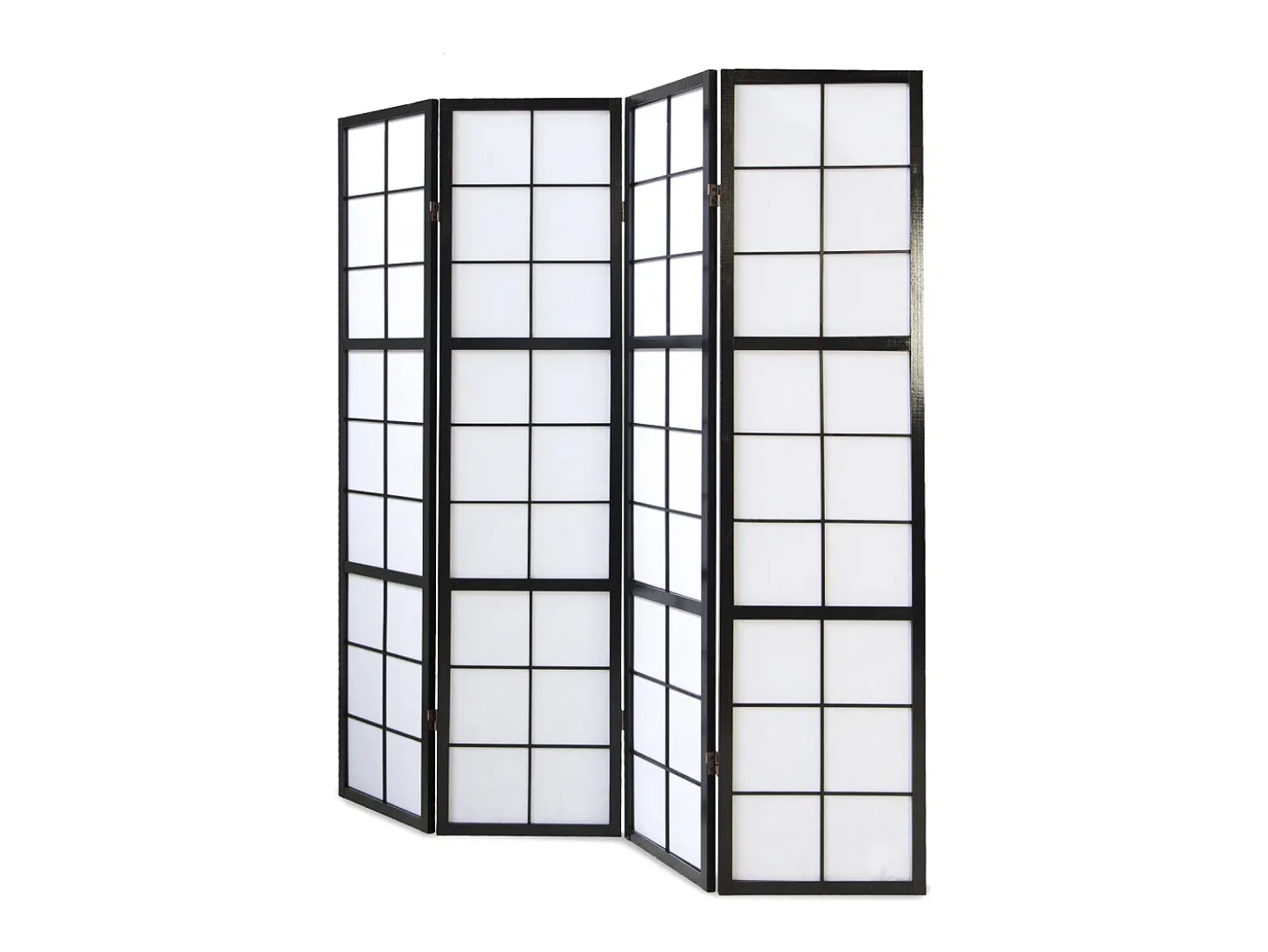 Divisória de ambiente 176x175x2.2 cm preto Shoji