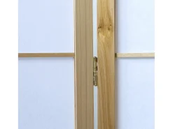Divisória de ambiente 176x2,2x175 cm madeira branca padrão bambu
