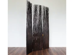Divisória de sala 120x3x170 cm castanha Paravent
