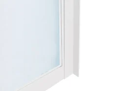 Divisória de vidro atelier alumínio termolacado 210x105 cm branco - BAYVIEW
