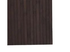 Divisória largura 600 cm altura 165 cm bambu castanho-escuro