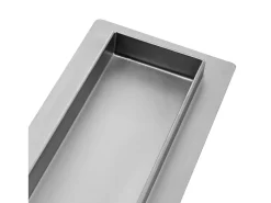 Dreno linear em aço inoxidável Rea Pure Neo Pro 900 Brush Steel