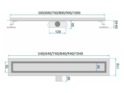 Dreno Linear Rea Neox 500 Black