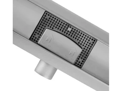 Dreno Linear Rea Neox 700 Brush Steel