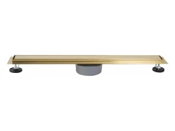Dreno Linear Rea Neox Pro 800 Brush Gold