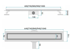 Dreno Linear Rea Neox Pro 700 Gold