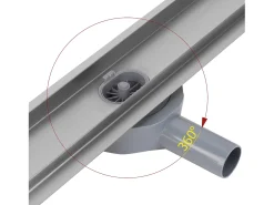 Dreno Linear Rea Neox Pro 600 Brush Steel