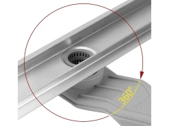 Dreno Linear Rea Neox Superflow 800 Brush Steel