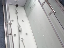 Duche hidromassagem TYRAL - 6 jatos de massagem - chuva tropical e chuveiro